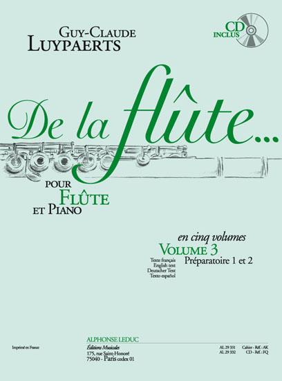 De la flûte vol.3 (+CD) pièces