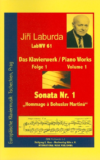 Sonate Nr.1 LABWV61 Hommage a Bohuslav Martinu