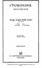 Junge komm bald wieder