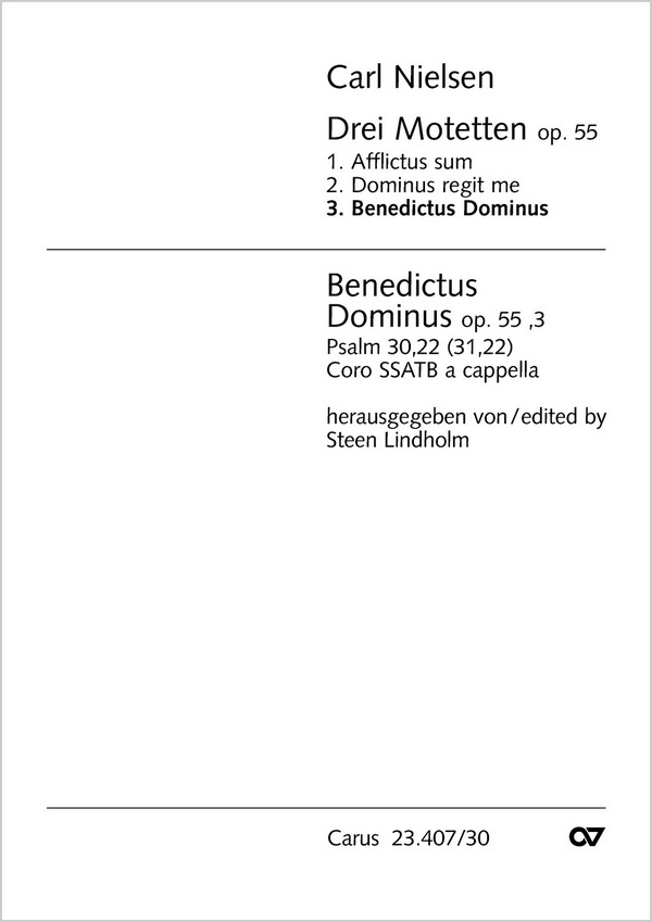 Benedictus dominus op.55,3