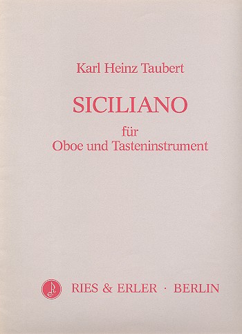 Siciliano für Oboe und Klavier