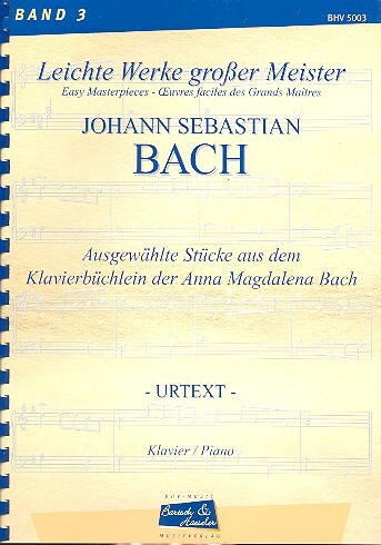Ausgewählte Stücke aus dem Klavierbüchlein der Anna Magdalena