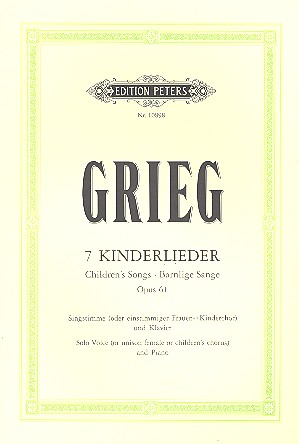 7 Kinderlieder op.61
