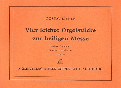 4 leichte Orgelstücke