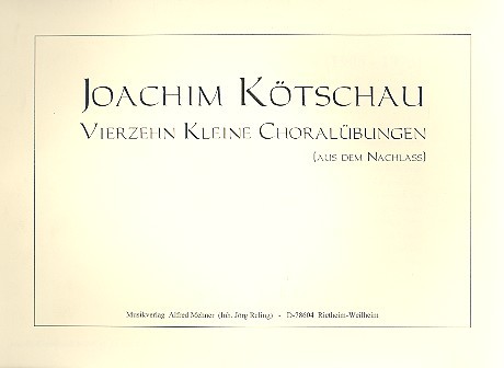 14 kleine Choralübungen