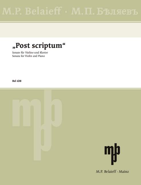 Post scriptum Sonate