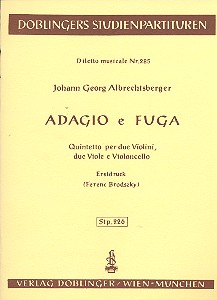 Adagio und Fuge