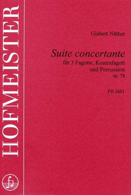 Suite concertante op.78 für 3 Fagotte,