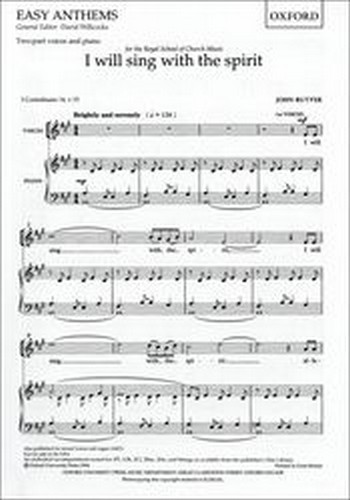 I will sing with the Spirit