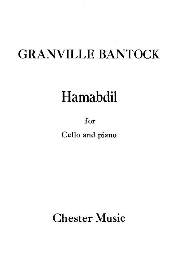 Hamabdil for cello and piano