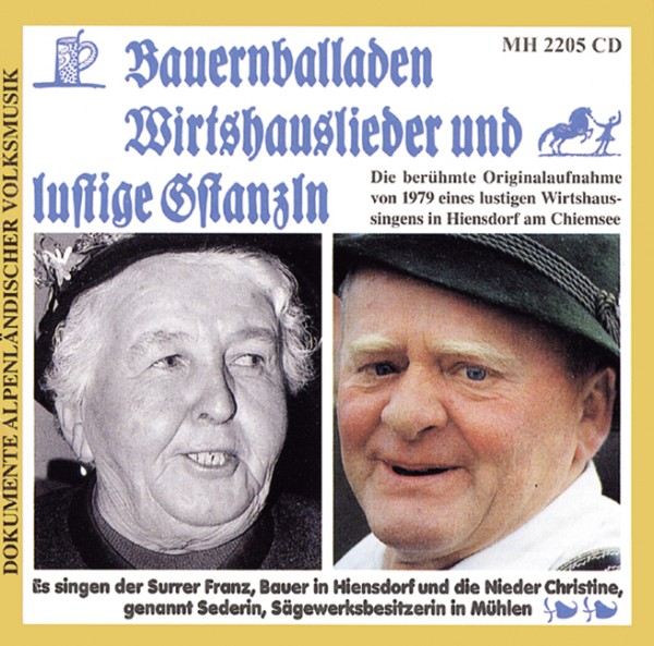 Bauernballaden, Wirtshauslieder und lustige Stanzln