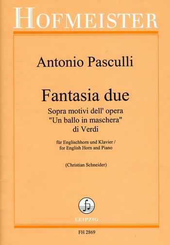 Fantasia Nr.2 Sopra motivi dell'opera 'Un ballo in maschera' di Verdi