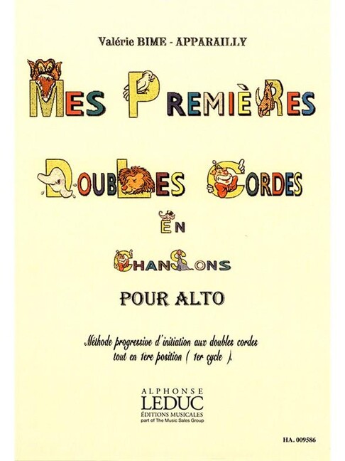 Mes premieres doubles cordes en chansons