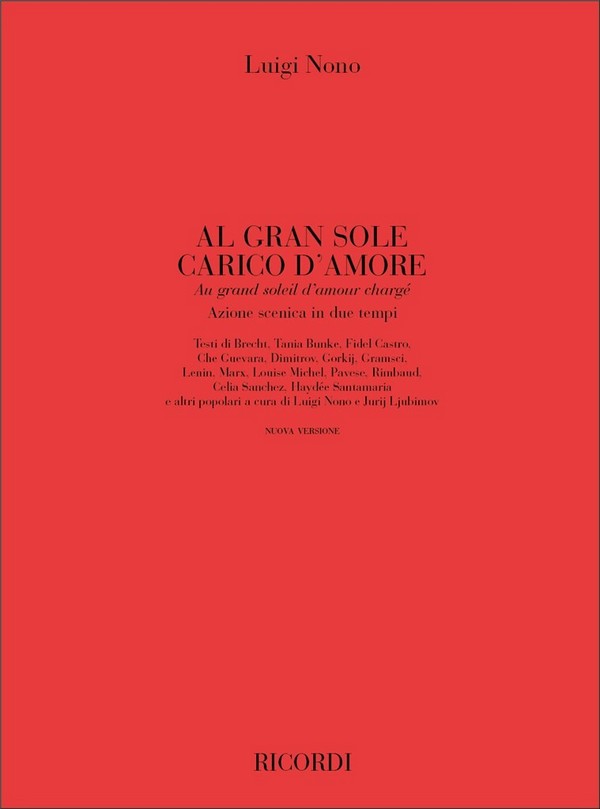 AL GRAN SOLE CARICO