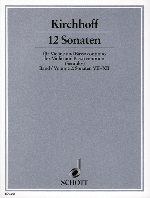 12 Sonaten Band 2 (Nr.7-12)