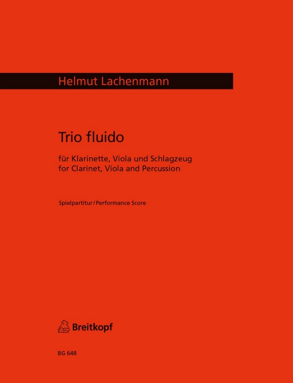 Trio fluido für klarinette in b,