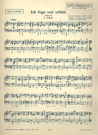 Ich liege und schlafe