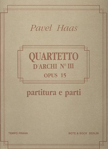 Streichquartett Nr.3 op.15 (1937-38)