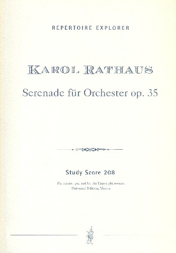 Serenade op.35 für Orchester