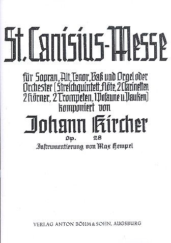 St. Canisius-Messe op.28
