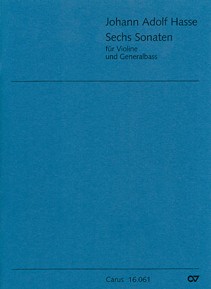 6 Sonaten für Violine und Bc