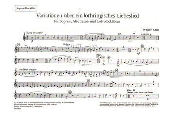 Variationen über ein lothringisches