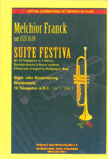Suite festiva für 10 Trompeten in
