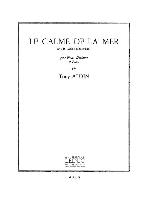 LE CALME DE LA MER