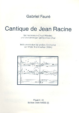 Cantique de Jean Racine