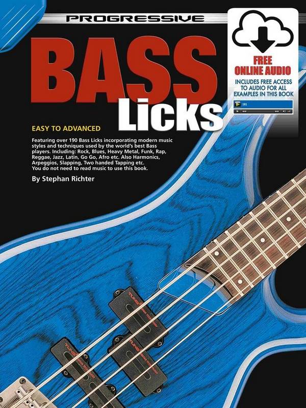 Progressive Bass Licks (+Media Online)