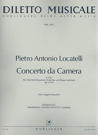 CONCERTO DA CAMERA ES-DUR OP.4,10