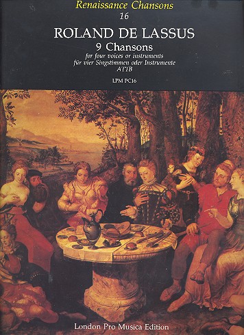 9 chansons for 4 voices