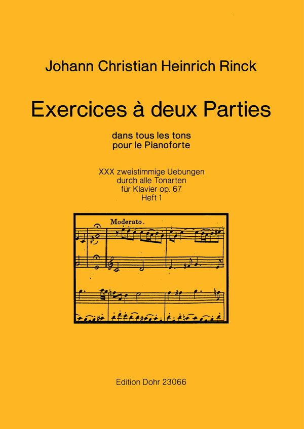 Exercices a deux parties dans tous les tons vol.1 
