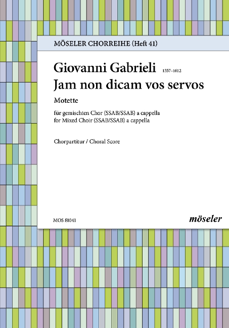 Jam non dicam vos servos
