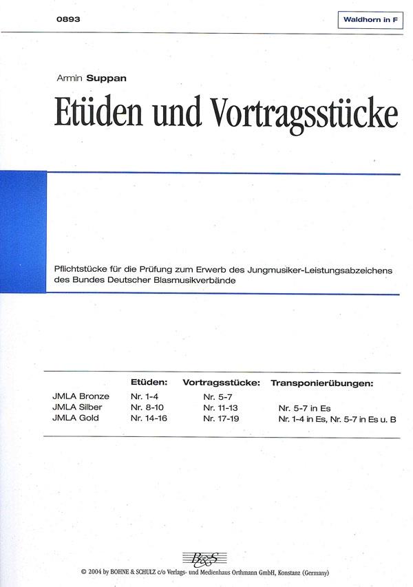 Etüden und Vortragsstücke