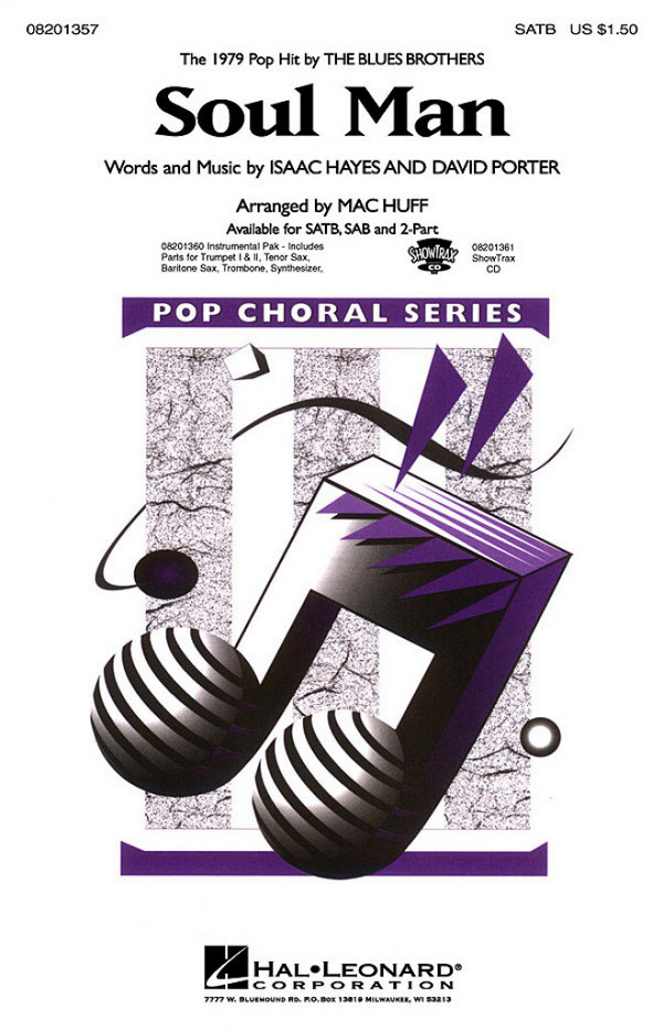 Soul man for mixed chorus