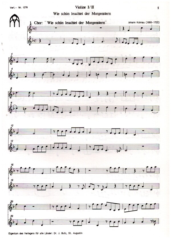 Wie schön leuchtet der Morgenstern