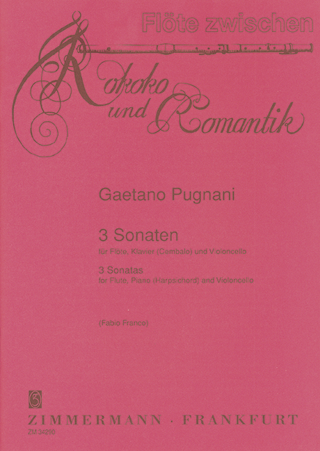 3 Sonaten für Flöte und Bc