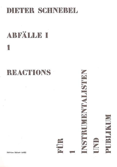 Abfälle 1 und Reactions