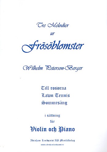 3 melodier ur frösöblomster