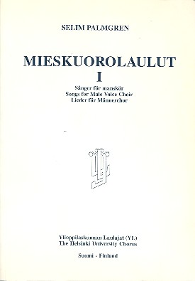 Mieskuorolaulut 1 Lieder