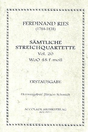 Streichquartett f-Moll WoO48