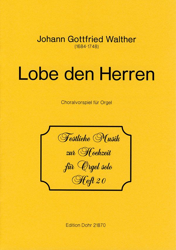 Lobe den Herren