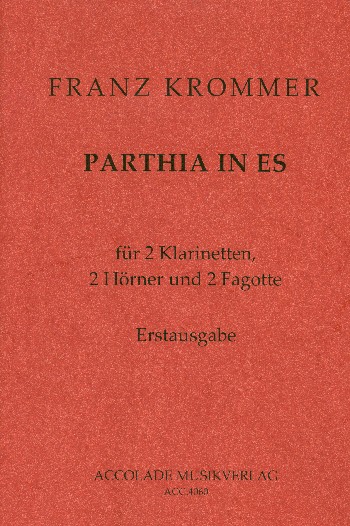 Parthia Es-Dur für 2 Klarinetten, 2 Hörner