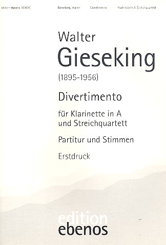 Divertimento für Klarinette in A