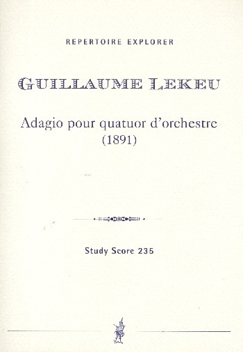 Adagio pour quatuor d'orchestre
