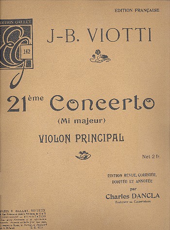 Concerto mi majeur no.21