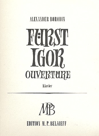 Ouvertüre aus 'Fürst Igor'