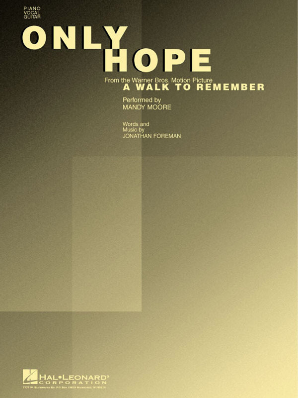 Only Hope: Einzelausgabe