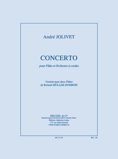 Concerto pour flute et orchestre acordes